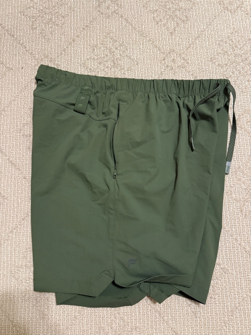 FABLETICS Men’s Olive Green Shorts with Elastic Waistband Size XXL - Picture 5 of 8